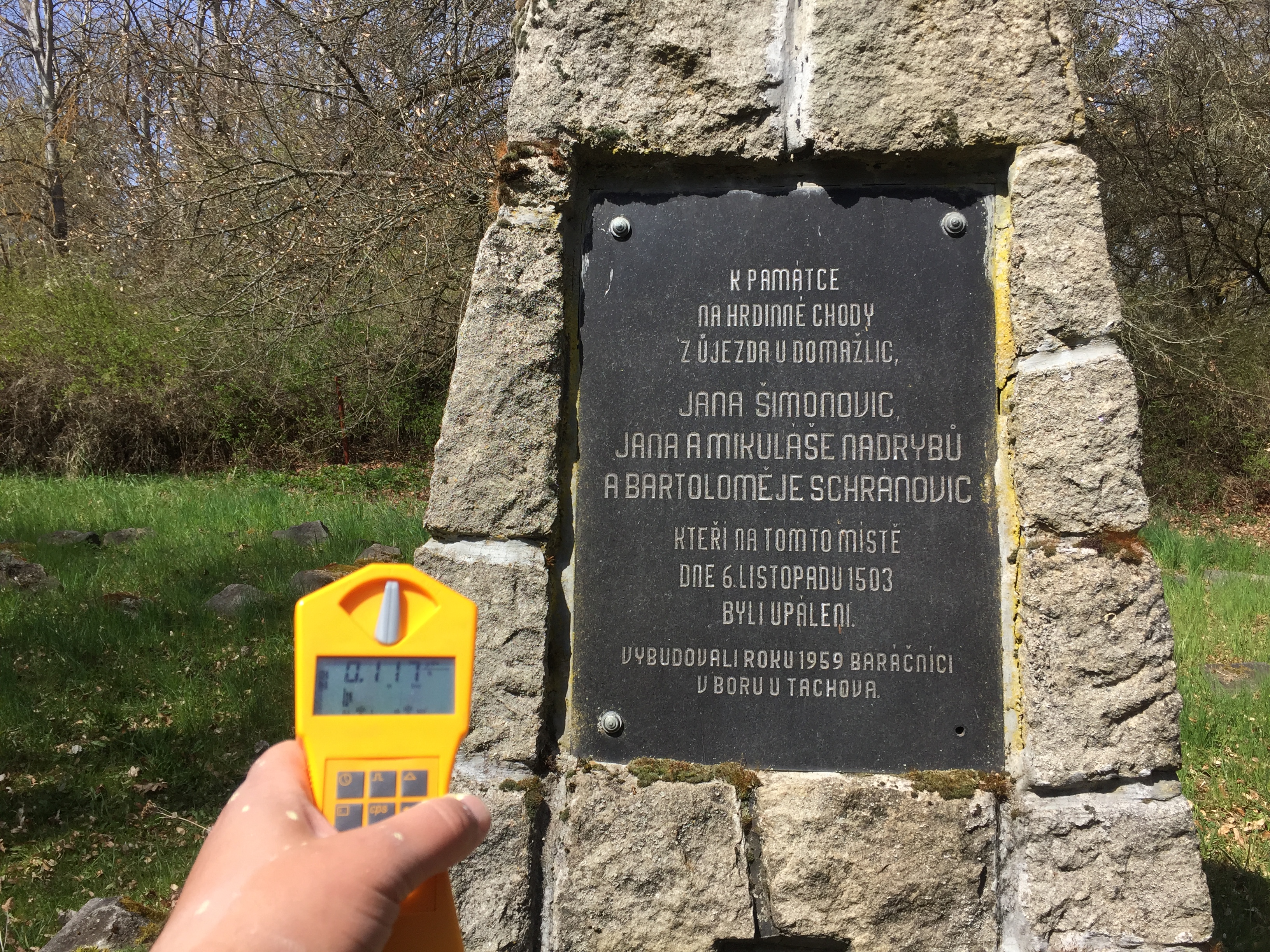 Památník upálených z roku 1503