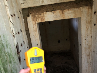 Bunkr vnitřek - opevnění 2.sv. války