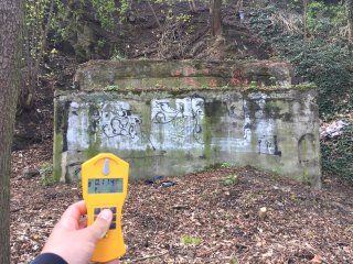 Pozůstatky mostní konstrukce