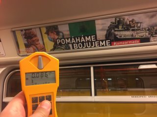 V metru mezi Národní a Karlovo náměstí