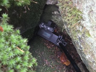 Gelnica - radónová mini diera v lese