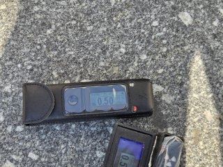 Žula pri kríži na vojenskom cintoríne