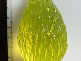 Uranové sklo - ježek (současná výroba)