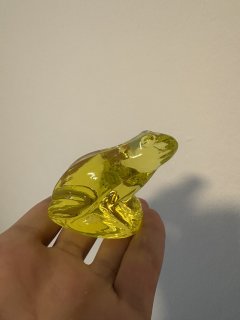 Uranové sklo - Žába (současná výroba)