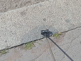 Smíchovské nádraží-hotspot v chodníku