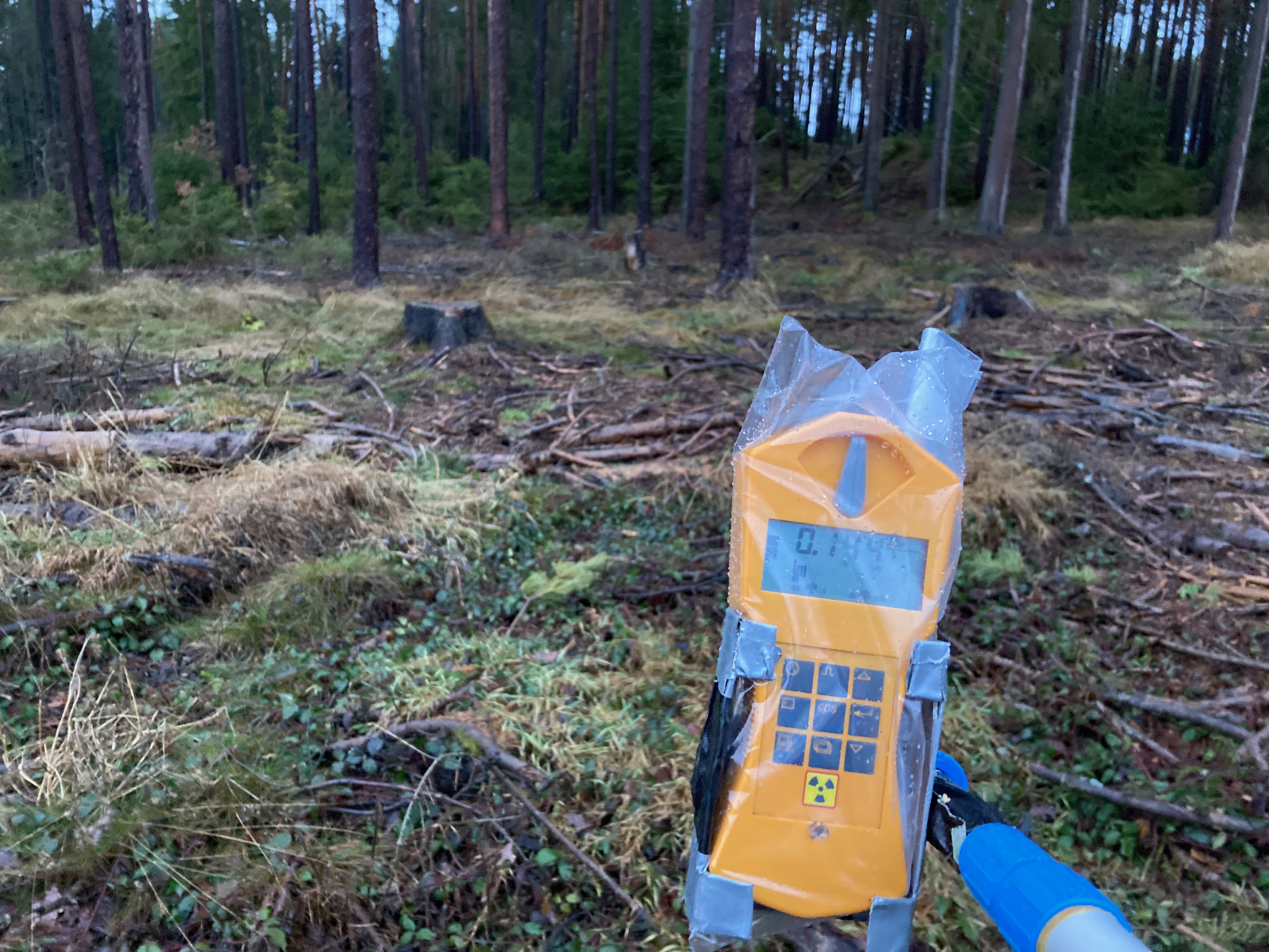 Odval šurfu č.59/67-Bor IV