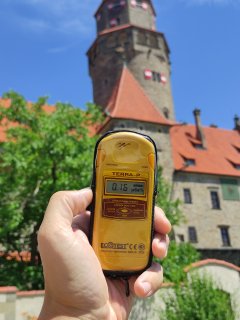 Nádvoří hradu Bouzov