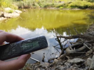 Kontaminované jazierko Bankov