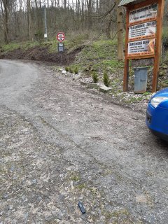 Zálesí, odbočka ku pile