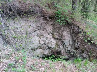 Banský zával nad Krížovým potokom, Kravany