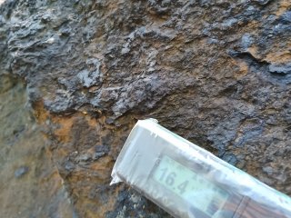 spodná časť haldy lomu Muráň