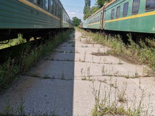 Staré vlakové nádraží na předměstí Kišiněvu