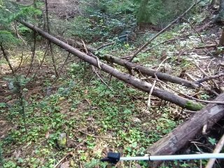 Prepadnutá štôlňa lokality Švábovce