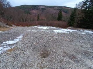 Spodní část odvalu UD Kletno