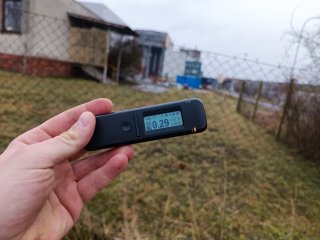 Prostor před areálem Dolní Rožínka