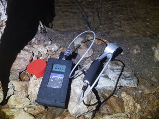 Gelnica - radón na začiatku štôlne #1