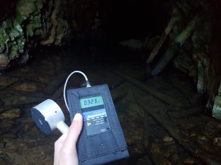 Gelnica - radón na začiatku štôlne #3