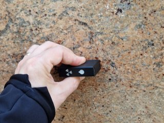 Druhé měření aktivního obložení domu s hodinami + základní spektrum