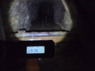 Gelnica - radón na začiatku štôlne #5