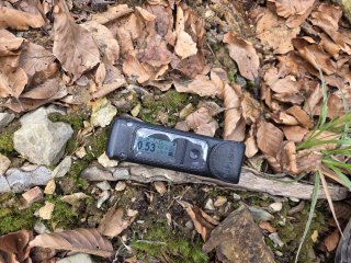 Zimná voda - v lese