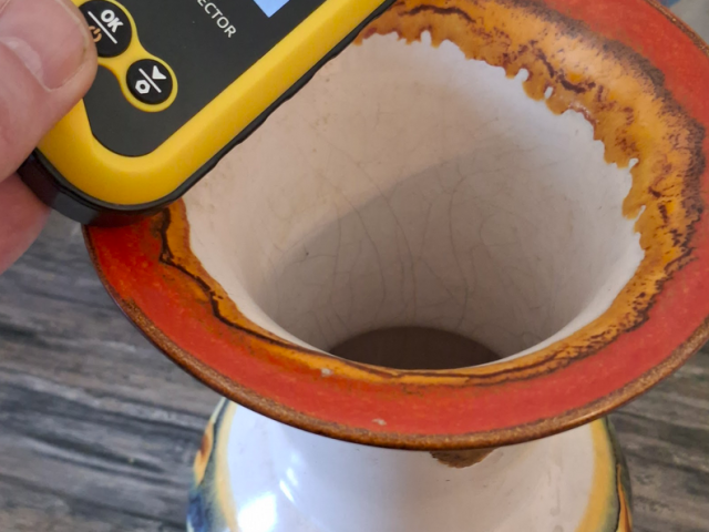 Vase with Uranium Glazing