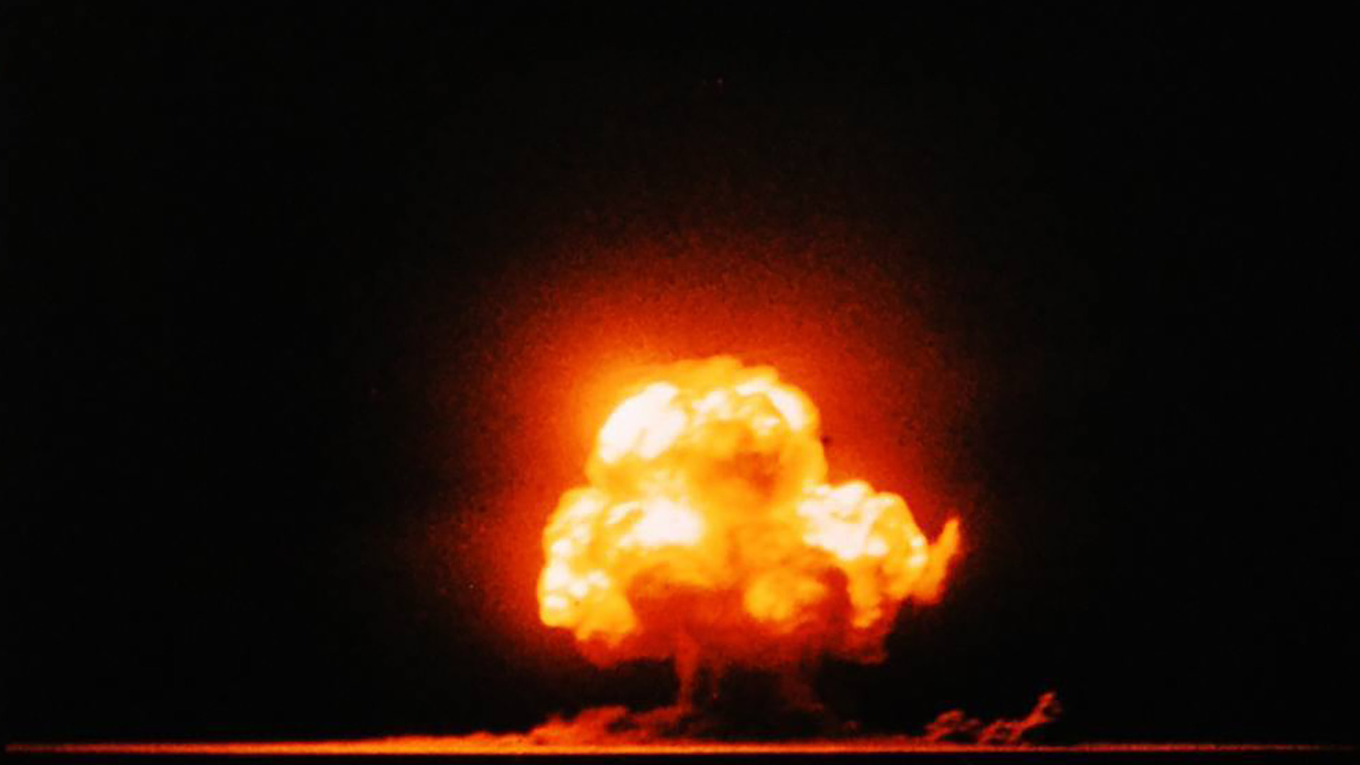  První jaderná exploze v historii. - Zdroj: https://www.nationalww2museum.org/
