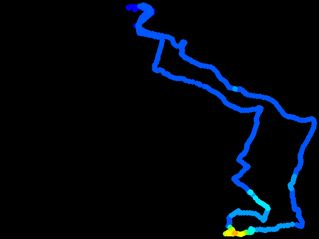  Březí - průzkumné šachty 0.09 - 1.12 µSv/h