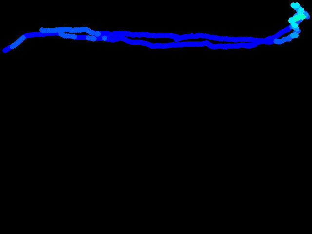  Hořehledy - Kokšín 0.07 - 0.49 µSv/h