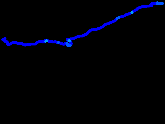  Praha - Plzeň - Stříbro 0.03 - 0.3 µSv/h