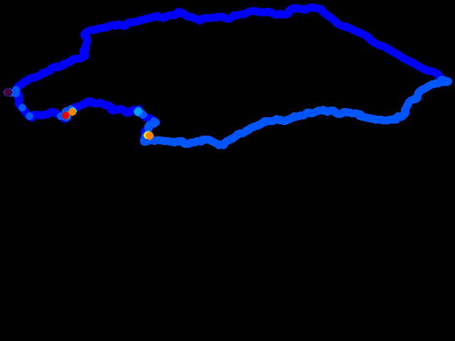  Olomouc - Petrovice - Strhaře - Olomouc 0.05 - 133.08 µSv/h