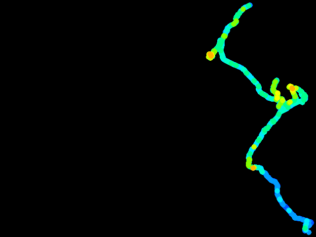  Mariánská, Jáchymov - walk 0.04 - 1.4 µSv/h