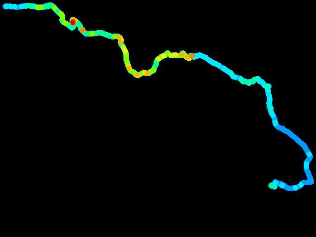  Paso Jama reaching 4800m 0.04 - 7.94 µSv/h