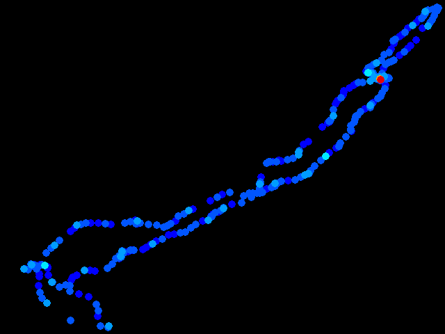  bGeigie Import #61013 0.04 - 5.5 µSv/h