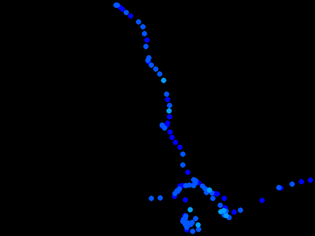  Otrokovice - walk 0.04 - 0.29 µSv/h
