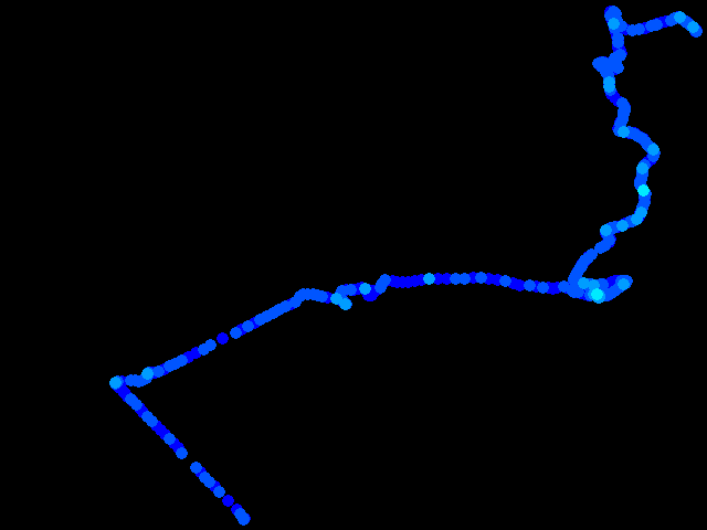  Podhořany - Čáslav - car 0.04 - 0.36 µSv/h