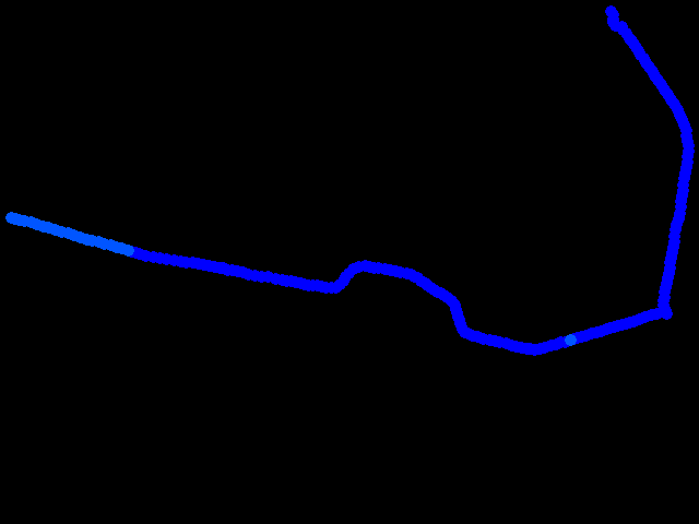  Cesta - Čečkovice - D5 - car 0.04 - 0.13 µSv/h