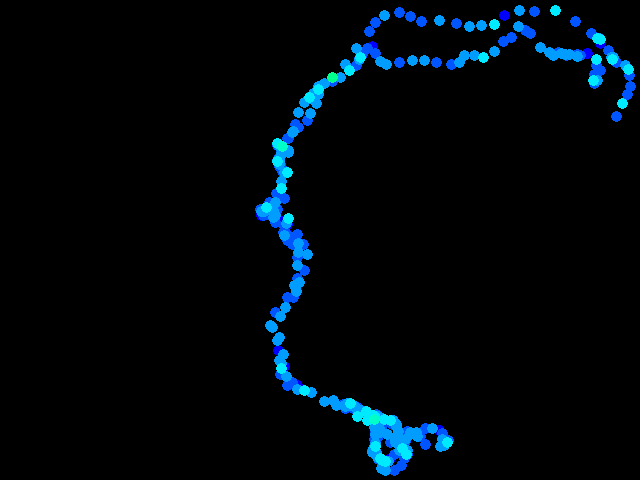  Poços de Caldas - walk 0.04 - 0.5 µSv/h