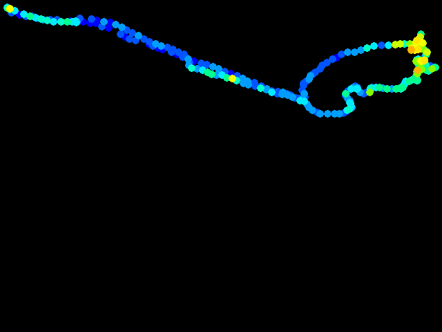  Ústaleč - walk 0.04 - 1.69 µSv/h