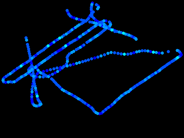  Aerial survey - Milevsko 0.04 - 0.4 µSv/h