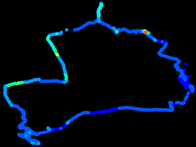  Rožná 0.03 - 3.08 µSv/h
