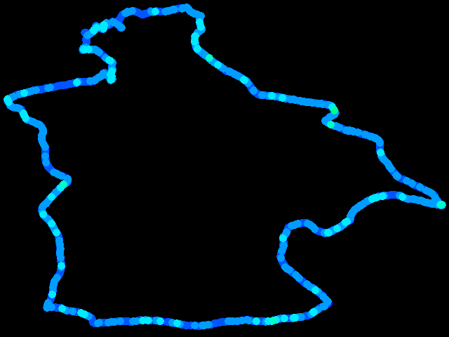  Loket - walk 0.04 - 0.54 µSv/h