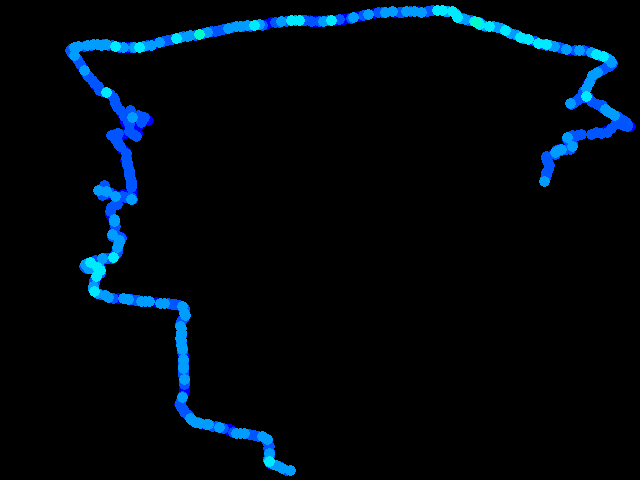  Třebíč - walk 0.04 - 0.43 µSv/h