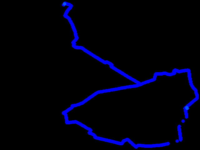  Testovaci jizda 1 0.03 - 0.1 µSv/h