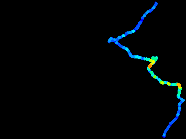 Jáchymov - walk 0.04 - 2.41 µSv/h