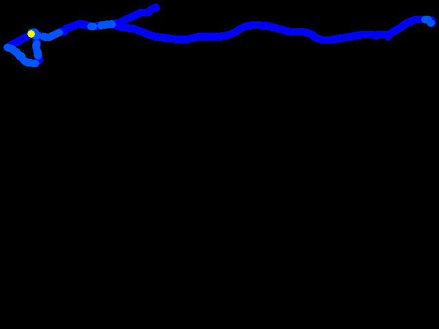  Stříbro - Bor - Souměř 0.03 - 0.81 µSv/h
