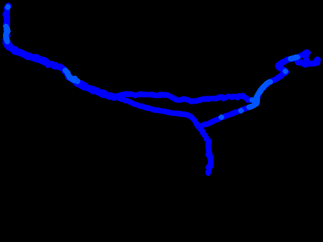  Cesta Žlutavy/Nová Dědina 0.05 - 0.11 µSv/h