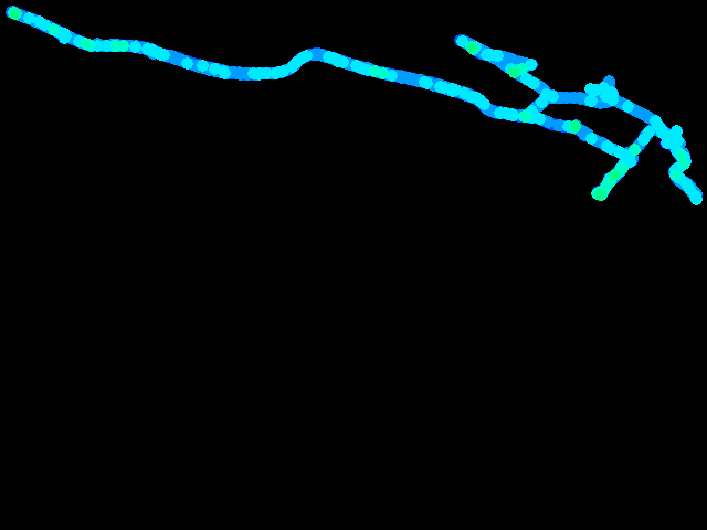  Přeckov - walk 0.04 - 0.54 µSv/h