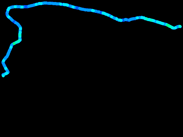  Horní Blatná - walk 0.04 - 0.5 µSv/h