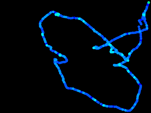  Ostrov nad Ohří - walk 0.04 - 0.5 µSv/h