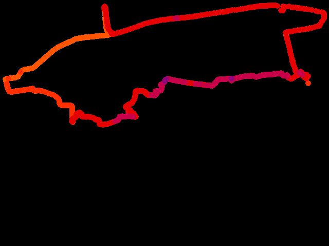  Procházka v Praze 0.03 - 0.21 µSv/h